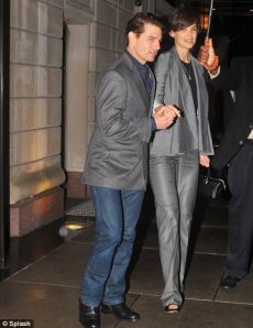 TomKat, out for dinner in New York this weekend.